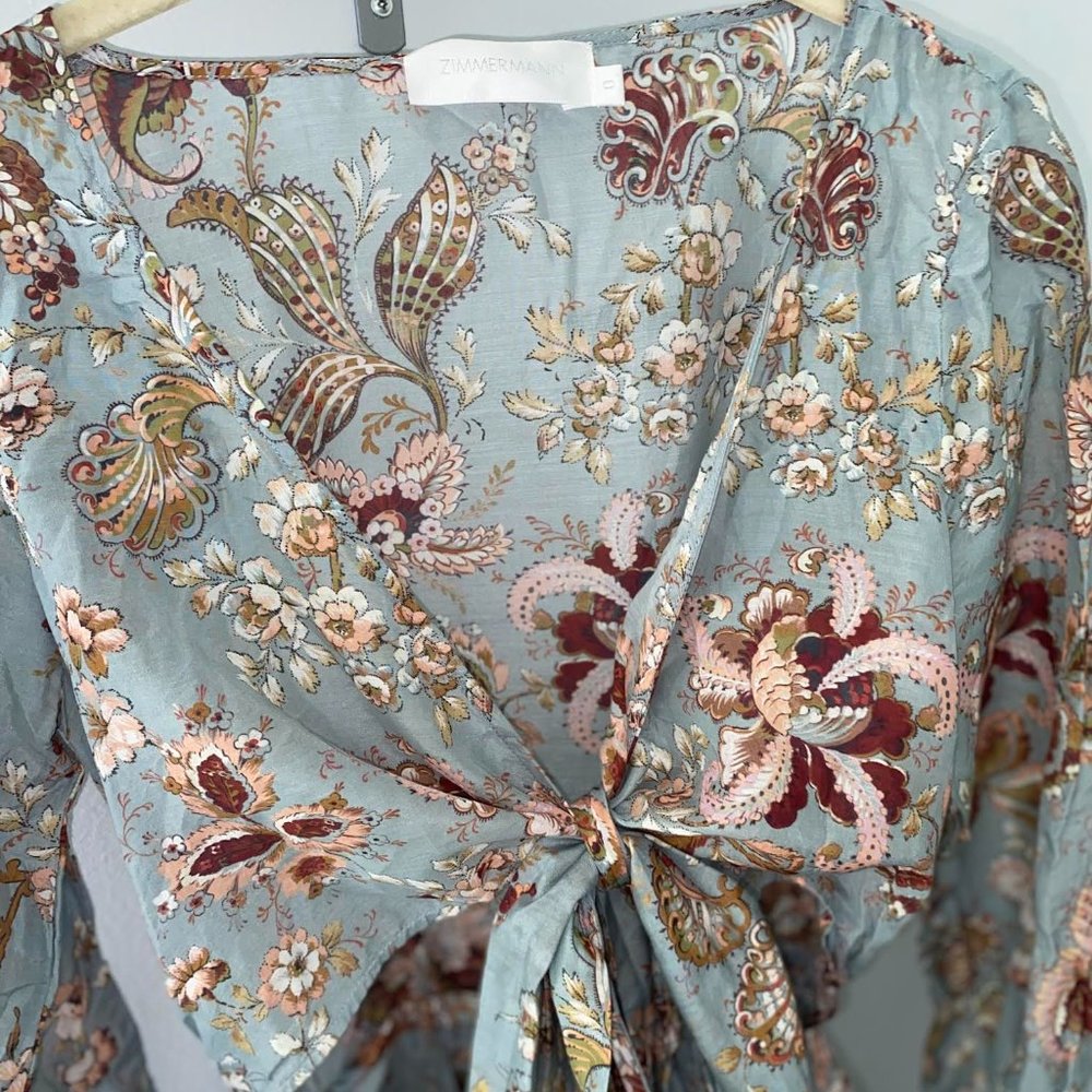Zimmermann Pavilion Wrap Playsuit (0) - Picture 5 of 10